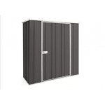 Spanbilt Yardsaver Yardstore Slimline F52-S Colour 1.76m x 0.72m x 1.80m Flat Roof Garden Shed Small Garden Sheds